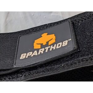 Sparthos Back Support Belt Lower Lumbar Brace Black Mesh Large Removable Pad